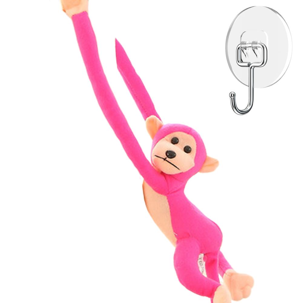 Красочная плюшевая обезьяна, установленная на транспортном средстве, быстрая обезьяна, кукольная машина, гиббон, креативность, Re G9X3