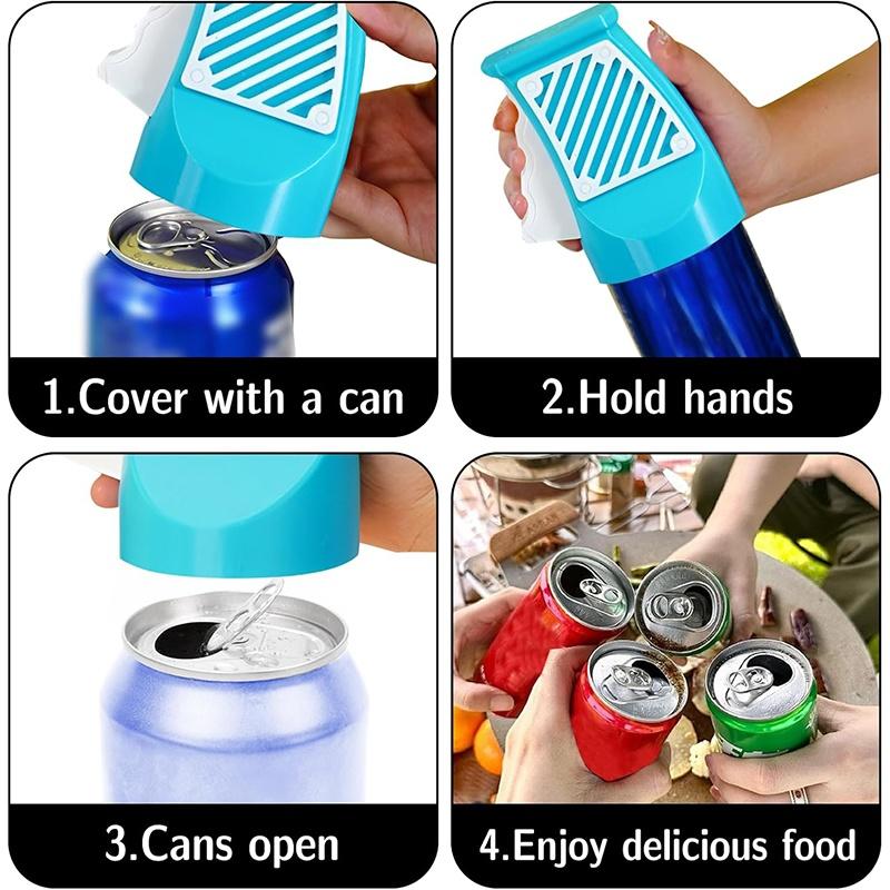 Easy Use Can Tab Opener Portable Small Bottle Opener Multifunctional Kitchen Gadget for Home Outdoor