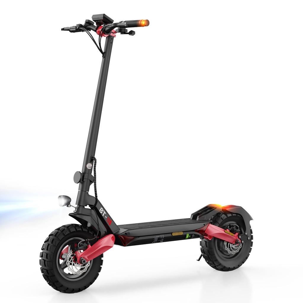 ISINWHEEL T8 All-Terrain Electric Scooter 500W Motor 48V15Ah Battery City Outdoor 10 Inch Off-Road Tires EScooter