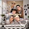 Wall Hanging Tapestry With Custom Name & Text, Backstreet Boys Decorative Tapestry For Bedroom