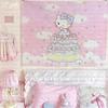 Kawaii hello Kitty Home Decor Wall Hanging Tapestry Cute Home Decor Tapestry Anime Pink Girl Tapestry Cute Girl Tapestry