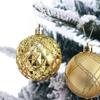 16pcs Shatterproof Painted Christmas Balls Set Plastic Xmas Tree Pendants  Holiday Party Ornament