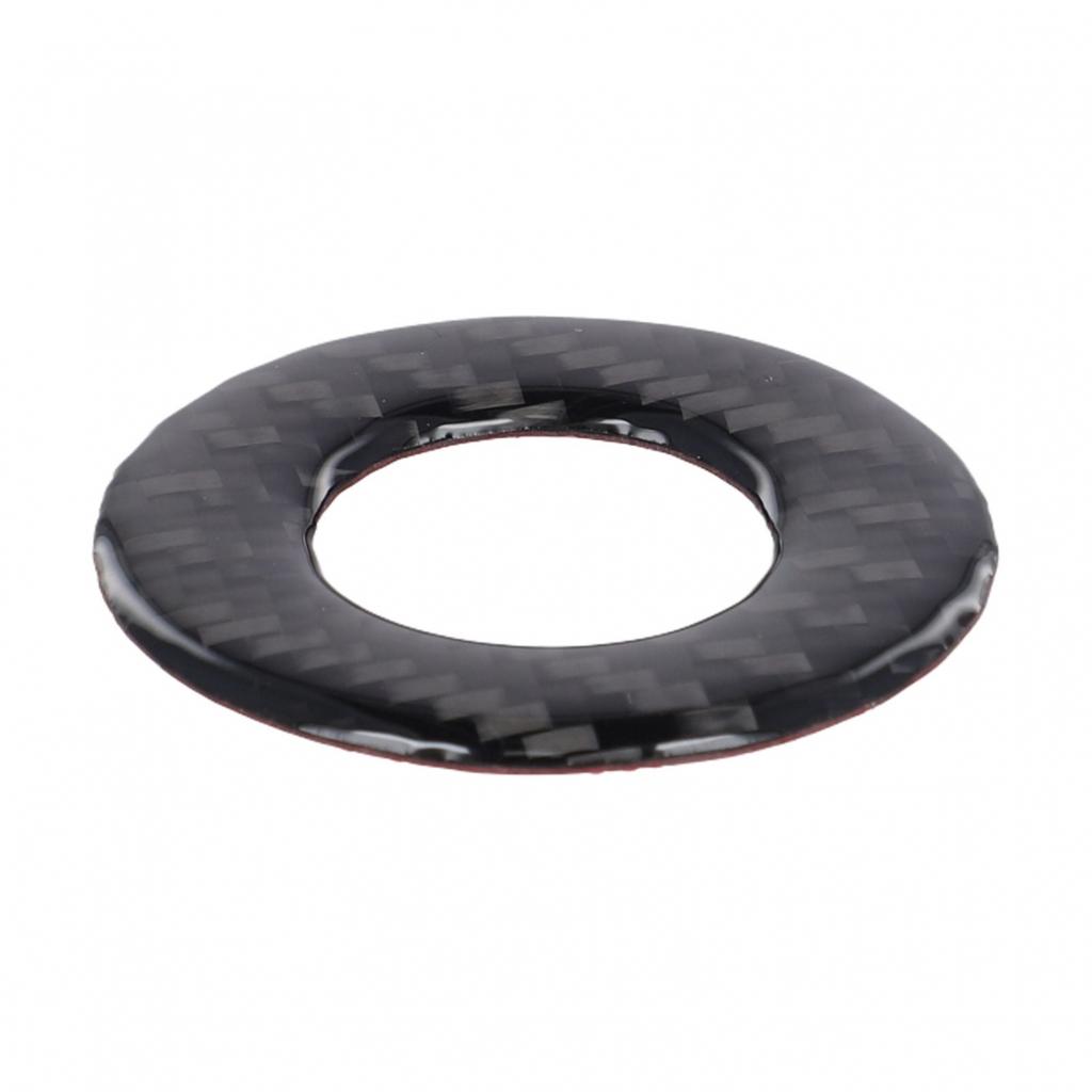 Carbon Fiber Ignition Switch Ring Engine Ignition Switch Trim