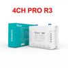 Sonoff 4CH PRO R3: Модернизированный 4-канальный умный переключатель с голосовым управлением для домашней автоматизации.