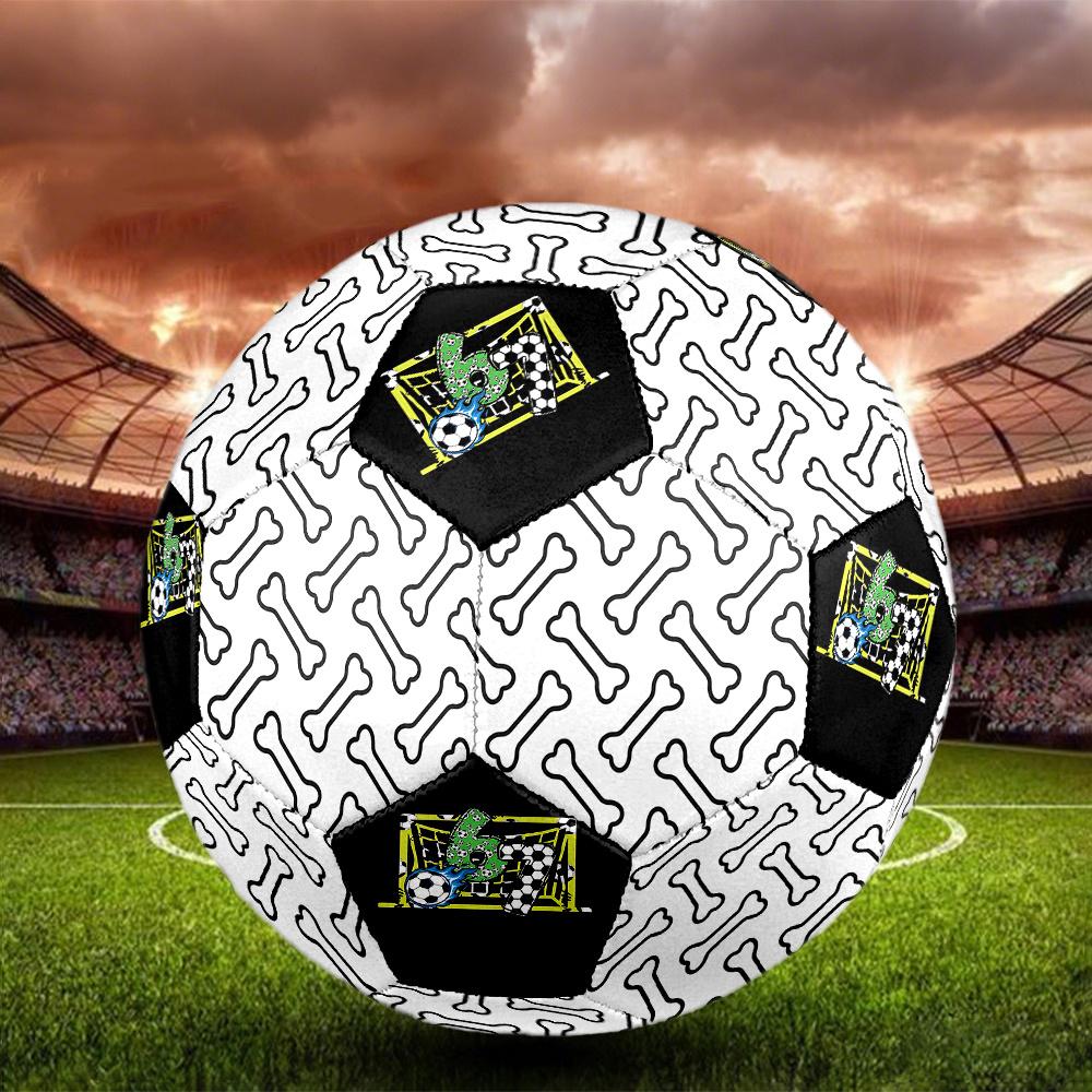 1PC Bone Soccer Fun Number Soccer Ball Size 5 Football Machine Sewn Indoor/Outdoor Universal Football Gift W19