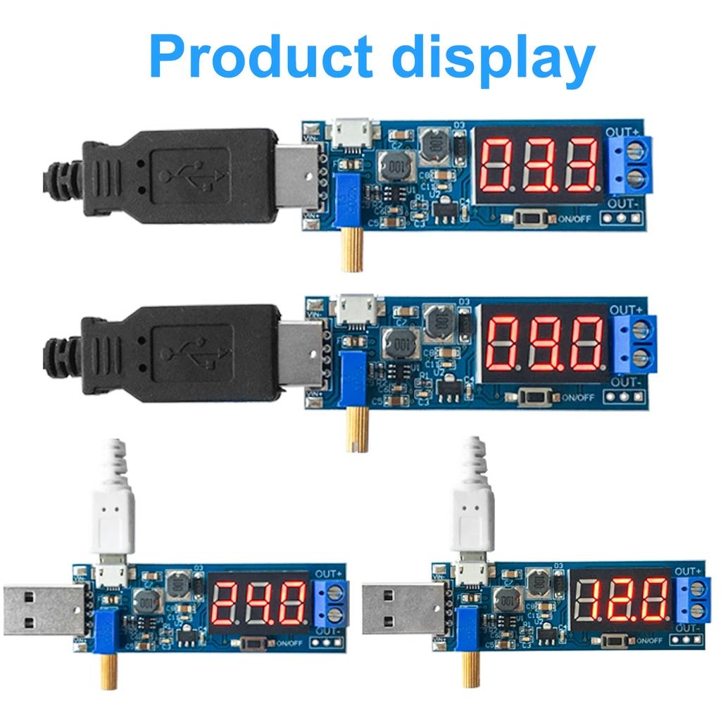 FONKEN DC-DC 5 В до 3,5 В/12 В USB повышающий/понижающий модуль питания Регулируемый повышающий понижающий преобразователь выход постоянного тока 1,2 В-24 В