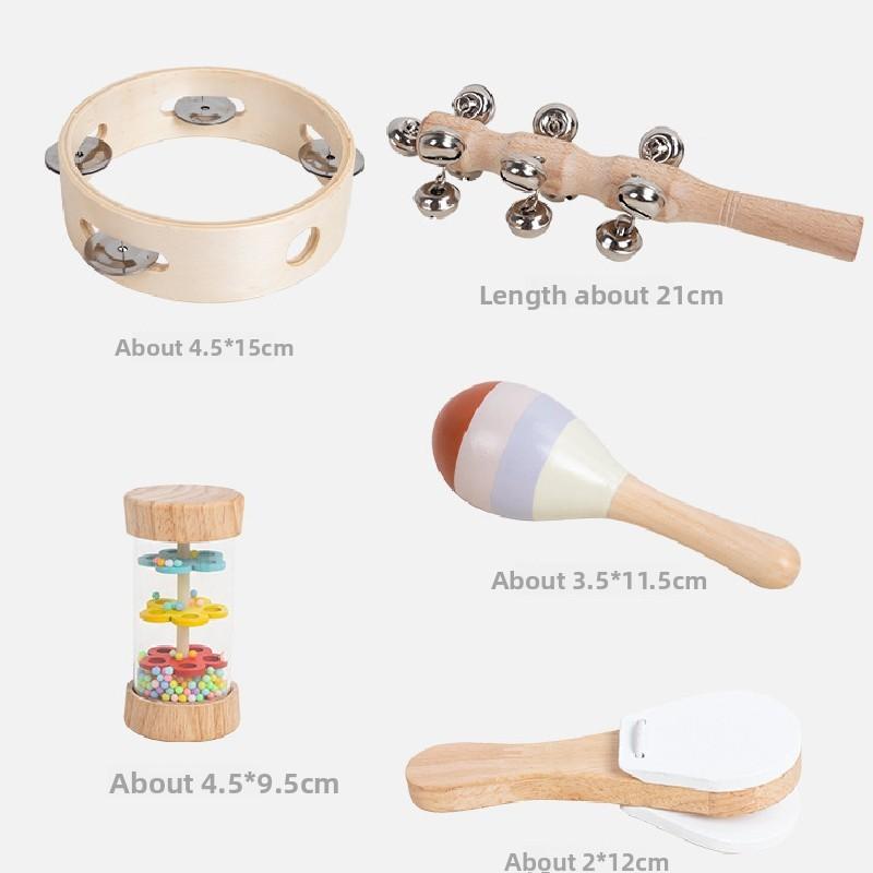 Деревянный глокеншпиль маракасы треугольник музыкальное просвещение детская головоломка игрушка для деревянной рамы и развития навыков работы руками