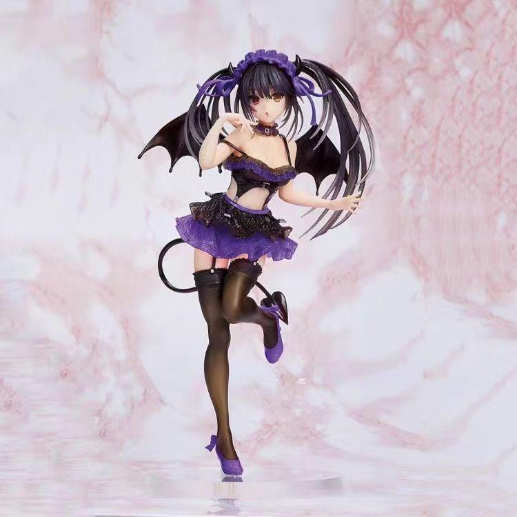 Фигурка Tokisaki Kurumi из Date A Live Фигурки Купальник Фигурка Кукла ПВХ Статуя Модель Коллекция Настольное Украшение Игрушки Праздничные Подарки