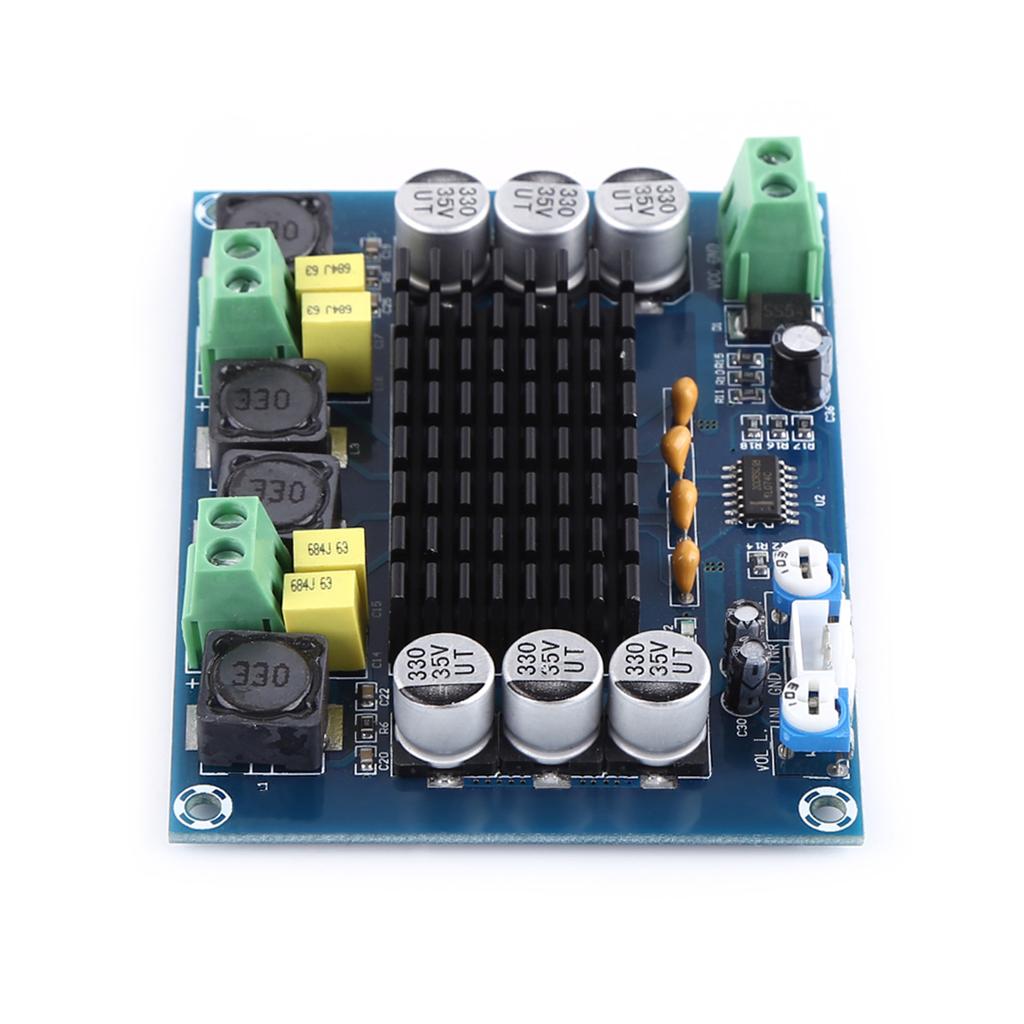DC1226V Высокомощный 120 Вт + 120 Вт Двухканальный стерео цифровой аудио усилитель мощности
