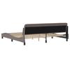 Bed Frame  Dover  Taupe 200 x 200 cm Fabric