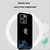 Japanese art text fashion love design Phone Case For iPhone 16 15 14 13 12 11 Plus Pro Max High-end Luxury Magsafe Sheepskin