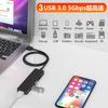 TSUPY USB-концентратор USB-концентратор SD Micro SD 5 портов 120 см Питание от шины Легкий Компактный Совместим с PS4 Ноутбуки Удаленная работа Удаленная работа из дома 3.0