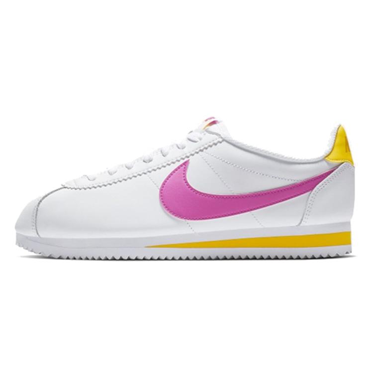 Nike Классические Cortez Кожаные Фуксия Женские 807471-112
