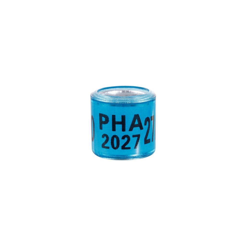 PHA 2026/2027 Кольцо для ног голубя Внутренний диаметр 8 мм с номером Алюминиево-пластиковое кольцо для ног птицы Разноцветные аксессуары для птиц 50 шт.