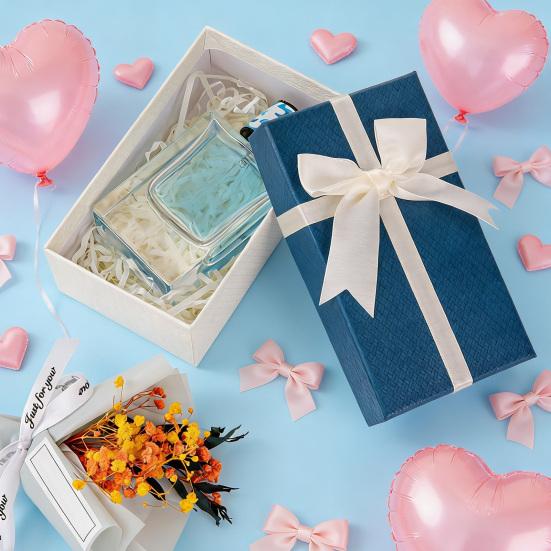 Подарочная коробка на День святого Валентина с ленточным бантом, свадебная коробка для упаковки подарков подружкам невесты на день рождения с крышкой, коробка для упаковки конфет, помады, ювелирных изделий