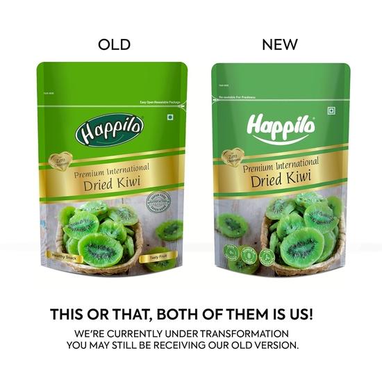 Happilo Premium International Dried Kiwi 200g | Wholesome and Natural Kiwi | Plant Based Protein | Rich In Vitamins & Minerals & No Artificial Colors