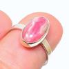 Natural Rhodochrosite Gemstone Handmade 925 Solid Sterling Silver Ring S.7 Y6u65
