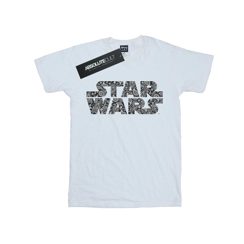 Star Wars Mens Paisley Logo T-Shirt