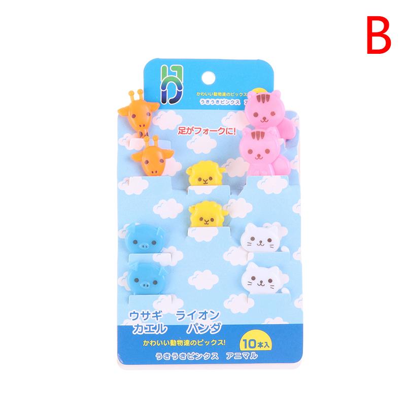 8/10/24PCS Mini Fruit Forks For Children Toothpick Lunch Party Pick Dessert Fork Snack Decoration Bento Decorating