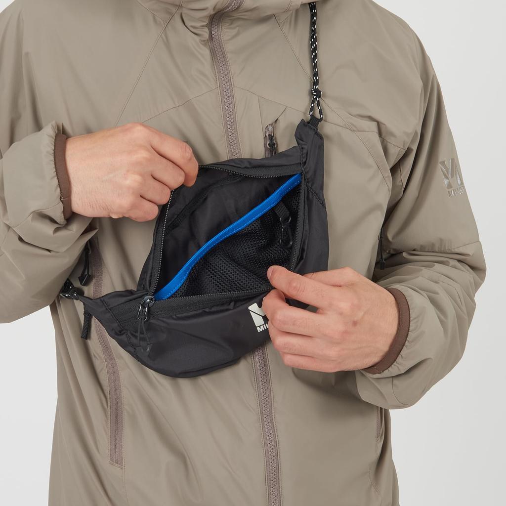 Органайзер для упаковки Мини-упаковываемая поясная сумка MIS0798 [Millet] Черный-Нуар (НОВЫЙ ЛОГОТИП)