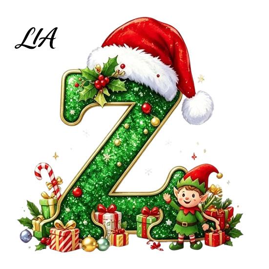 Reusable Christmas Stocking Tag 26 Alphabet Ornament, Personalized Letters Acrylic Tree Hanging Decoration with Ornament for Family Santa Hat And Elf
