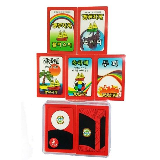 Double rainbow triple security can high-quality playing hwatu 12-piece set, popular Korean game