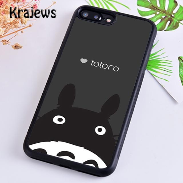 Мягкий чехол для телефона Krajews Studio Ghibli «Мой сосед Тоторо» для iPhone 14 SE 6 7 8 plus 11 12 13 pro XR XS max Samsung S21 22