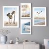 Береговая линия Пляжный стул Маяк Хвост кита Плакаты и принты Картина на холсте Скандинавское настенное искусство Картины Гостиная Домашний декор