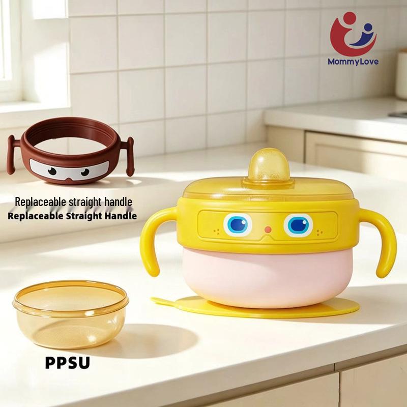 Детская присасывающаяся миска из PPSU с сохранением тепла для младенцев - Детская посуда