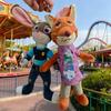 Zootopia Plush Toys Cartoon Anime Fox Nick Rabbit Judy Doll Soft Stuffed Birthday Gifts Kids Girlfriend 2 for Cuddly Fluffy Huggable Kawaii Comfort