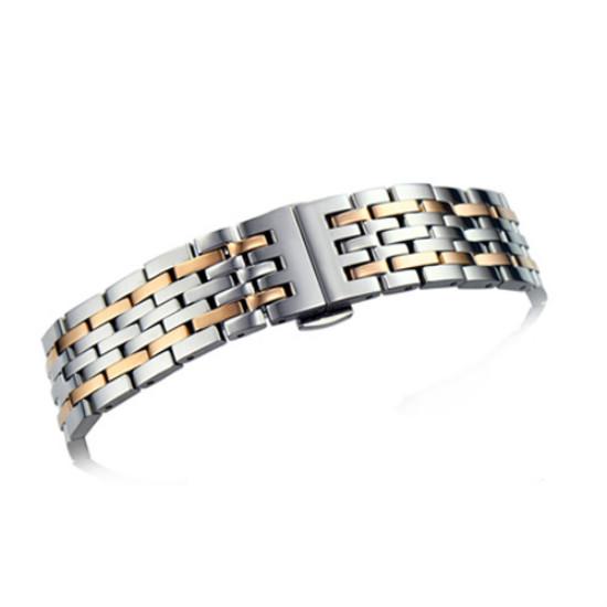 19mm Le Locle Series T006407A T006408A T006407.408 Series Watchband Watch Solid Stainless Steel Bracelet Male Strap Wristband For T006
