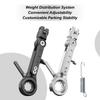 Motorcycle Stand Strong Load-Bearing Capacity Motorbik Foot Side Support Scooter Parking Kickstand For Men Women Boys Girls