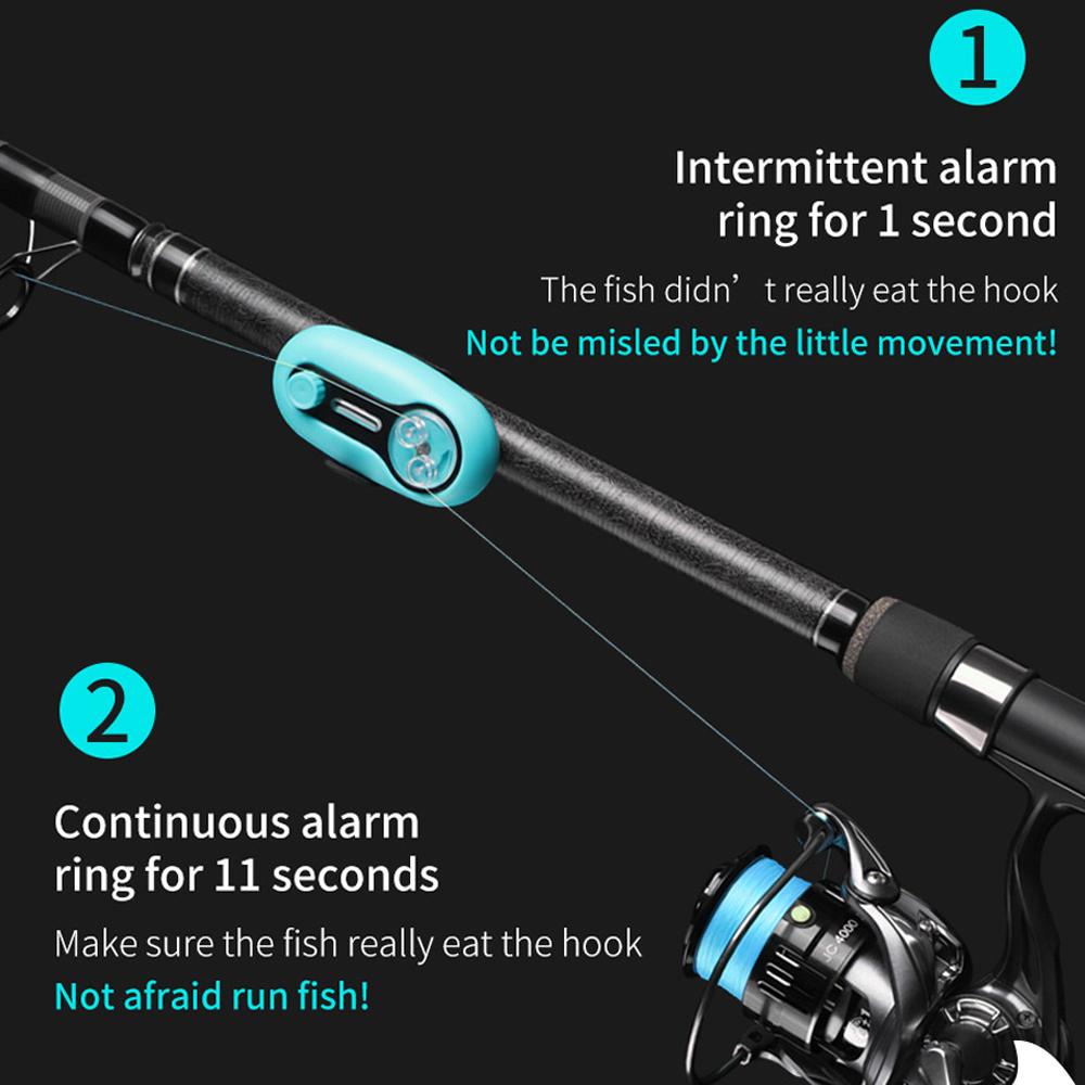 Улучшенный Лучший Чувствительный Электронный Индикатор Клёва Рыбы Звуковой Сигнализатор Клёва Колокольчик со Светодиодными Огнями Рыболовные Колокольчики для Удилищ Подарок