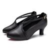 Fashion Latin Dance Shoes for Women Ladies Leather Party National Standard Ballroom Waltz Dance Shoes