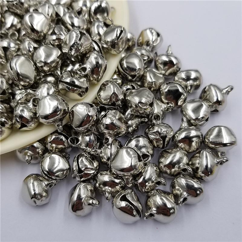 Творческий Craft DIY ювелирные аксессуары кулон DIY браслет ожерелье 6-12 мм железные колокольчики 10-50 шт подарочные подвески рождественские колокольчики