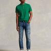 Polo Ralph Lauren SS23 Solid Logo Embroidered Slim Fit Polo Shirt Short Sleeve Men tops Green MNPOKNI1N822251-320