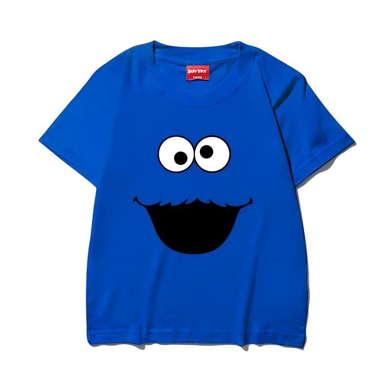 Sesame Street T-Shirts Elmo Oscar Big Bird Cookie Monster Cute Cartoon Character Toddler Boy Girl Shirts t-shirts