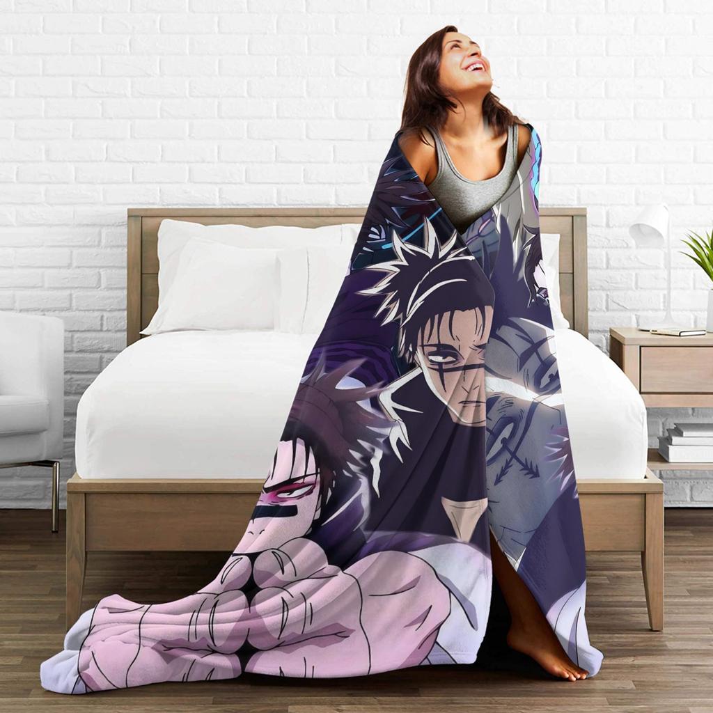 Choso Blanket Kaisens Anime Flannel Throw Blankets Summer Air Conditioning Decoration Soft Warm Bedsprea