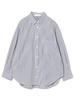 B:MING LIFE STORE by BEAMS Oversized Shirt, Women's, Navy Stripe, One Size