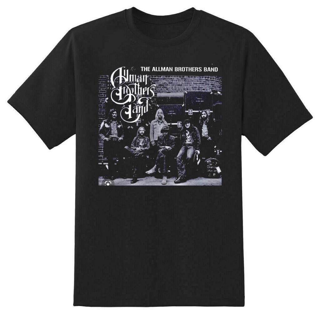 Summer Hot Selling The Allman Brothers Band Tshirt Black Unisex All Sizes Mens Round Neck Tshirt