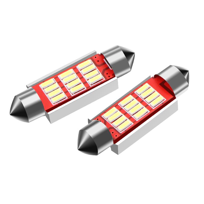 1X 4014 SMD светодиодный C5W C10W автомобильный светильник для чтения Авто гирлянда внутренняя купольная лампа 31 мм 36 мм 39 мм 41 мм