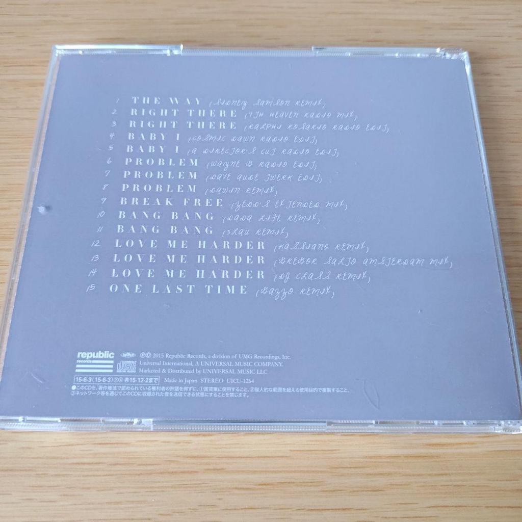 [USED] q-275 CD The Remix Ariana Grande THE REMIX