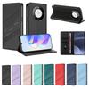 Магнитный кожаный чехол-книжка для Huawei P20 P30 P40 P50 Mate P60 Enjoy 20 SE 50 4G Pro Plus Art Lite | Классический дизайн