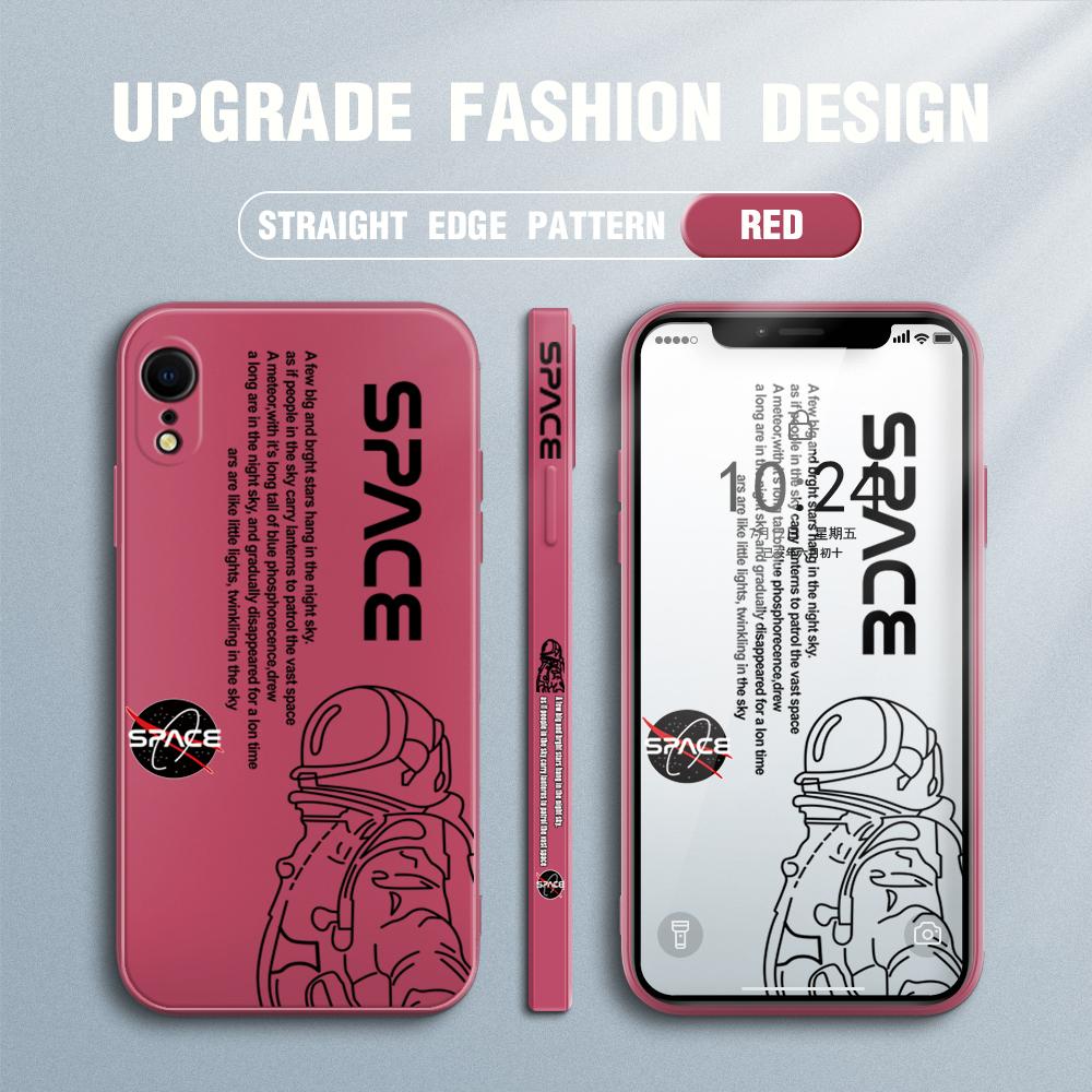 Стильный чехол для телефона с астронавтом для Redmi Xiaomi POCO Note 10 Pro 9 9A 9T 10C 8 7 11 Lite 5G X3 M3 с квадратным краем, мягкая полная защита камеры, мягкий чехол из ТПУ