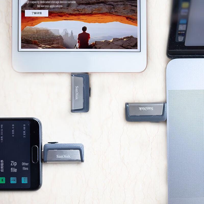 SanDisk 64 ГБ Type-C USB 3.1 Dual Drive DDC2