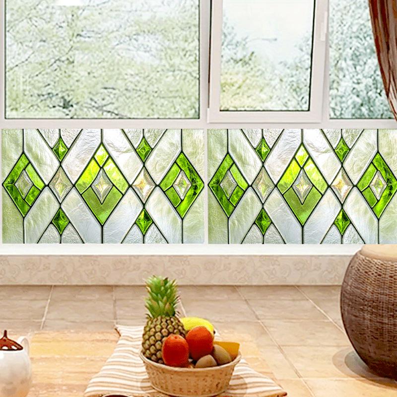 1 шт. Защита конфиденциальности Матовое 45x100 см Электростатические ПВХ Наклейки Ретро Стекло DIY Окно Домашний Декор