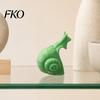 Desktop Decoration Art 3D Printed Climbing Snail Decor, Flower Pot Hanging Ornament, Cute Elegant Desk Sculpture Garden Plant Decoration, Creative for