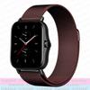 Магнитный ремешок 20 мм/22 мм для Amazfit GTS/4/2/2e/3/GTS2 Mini/GTR 47 мм/GTR2/3/Pro/4 stratos Металлический браслет для часов Ремешок Amazfit bip
