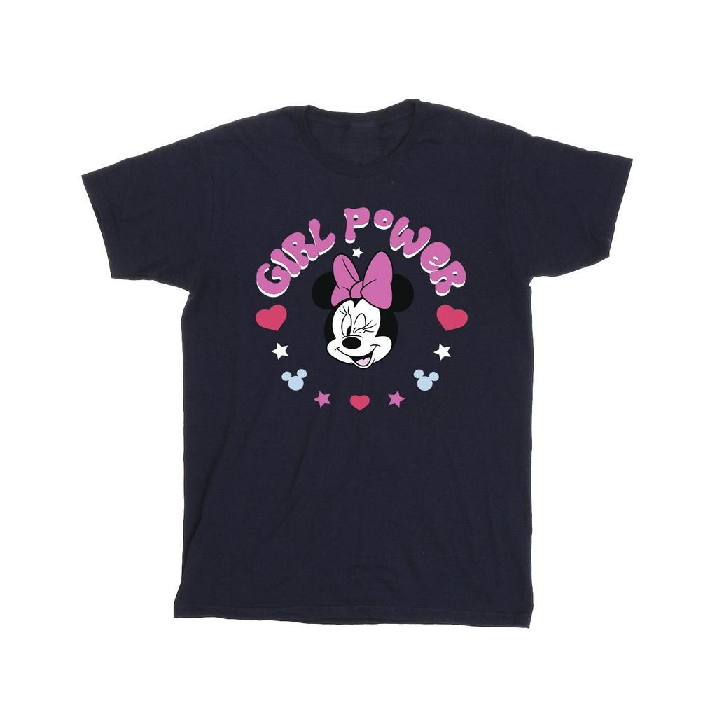 Disney Mens Minnie Mouse Girl Power T-Shirt