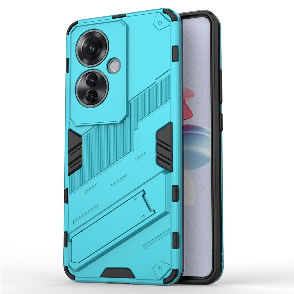 Для Oppo Reno11 F 5G Kickstand Case PC+TPU противоударный гибридный чехол для телефона